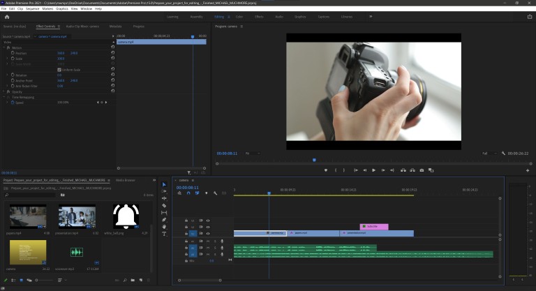 Adobe Premiere Pro VIDEO EDITOR
